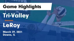 Tri-Valley  vs LeRoy  Game Highlights - March 29, 2021