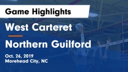 West Carteret  vs Northern Guilford  Game Highlights - Oct. 26, 2019