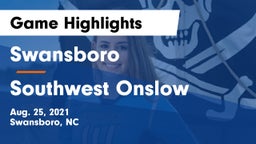 Swansboro  vs Southwest Onslow Game Highlights - Aug. 25, 2021