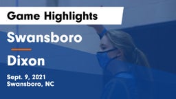 Swansboro  vs Dixon  Game Highlights - Sept. 9, 2021