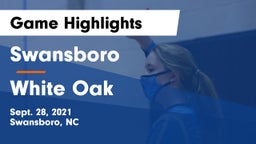 Swansboro  vs White Oak Game Highlights - Sept. 28, 2021
