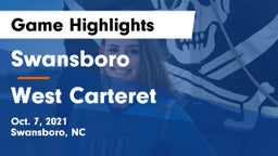 Swansboro  vs West Carteret  Game Highlights - Oct. 7, 2021