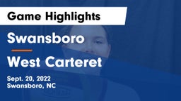 Swansboro  vs West Carteret  Game Highlights - Sept. 20, 2022
