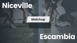 Matchup: Niceville High vs. Escambia  2016