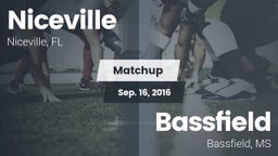 Matchup: Niceville High vs. Bassfield  2016