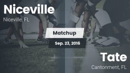 Matchup: Niceville High vs. Tate  2016