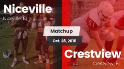 Matchup: Niceville High vs. Crestview  2016