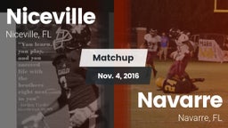 Matchup: Niceville High vs. Navarre  2016