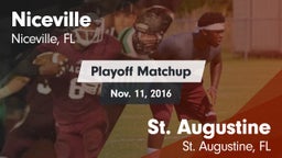 Matchup: Niceville High vs. St. Augustine  2016