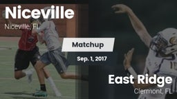 Matchup: Niceville High vs. East Ridge  2017