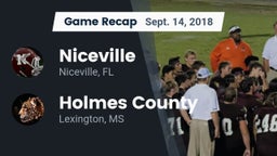Recap: Niceville  vs. Holmes County 2018