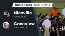 Recap: Niceville  vs. Crestview  2019