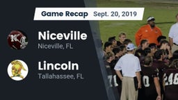 Recap: Niceville  vs. Lincoln  2019