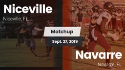 Matchup: Niceville High vs. Navarre  2019