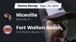 Recap: Niceville  vs. Fort Walton Beach  2020