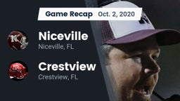 Recap: Niceville  vs. Crestview  2020