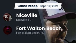 Recap: Niceville  vs. Fort Walton Beach  2021