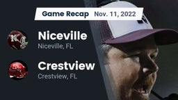 Recap: Niceville  vs. Crestview  2022