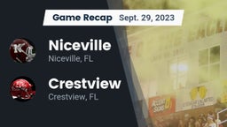 Recap: Niceville  vs. Crestview  2023
