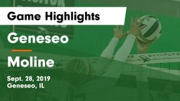 Geneseo  vs Moline  Game Highlights - Sept. 28, 2019