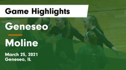 Geneseo  vs Moline  Game Highlights - March 25, 2021