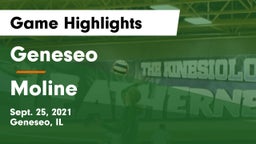 Geneseo  vs Moline  Game Highlights - Sept. 25, 2021