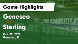 Geneseo  vs Sterling  Game Highlights - Oct. 12, 2021