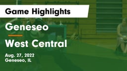 Geneseo  vs West Central  Game Highlights - Aug. 27, 2022