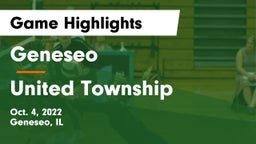 Geneseo  vs United Township Game Highlights - Oct. 4, 2022