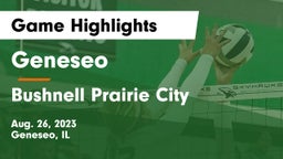 Geneseo  vs Bushnell Prairie City Game Highlights - Aug. 26, 2023