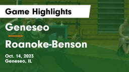 Geneseo  vs Roanoke-Benson Game Highlights - Oct. 14, 2023