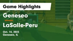 Geneseo  vs LaSalle-Peru  Game Highlights - Oct. 14, 2023
