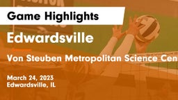 Edwardsville  vs Von Steuben Metropolitan Science Center Game Highlights - March 24, 2023