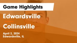 Edwardsville  vs Collinsville  Game Highlights - April 2, 2024