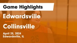 Edwardsville  vs Collinsville  Game Highlights - April 25, 2024