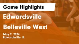 Edwardsville  vs Belleville West  Game Highlights - May 9, 2024