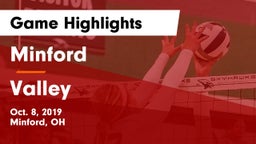 Minford  vs Valley  Game Highlights - Oct. 8, 2019