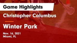 Christopher Columbus  vs Winter Park  Game Highlights - Nov. 16, 2021