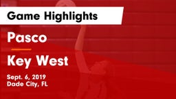 Pasco  vs Key  West Game Highlights - Sept. 6, 2019