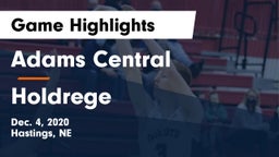 Adams Central  vs Holdrege  Game Highlights - Dec. 4, 2020