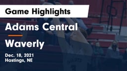 Adams Central  vs Waverly  Game Highlights - Dec. 18, 2021