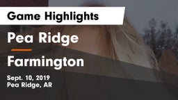 Pea Ridge  vs Farmington  Game Highlights - Sept. 10, 2019