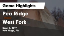 Pea Ridge  vs West Fork Game Highlights - Sept. 7, 2019