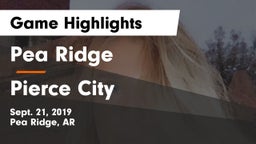 Pea Ridge  vs Pierce City Game Highlights - Sept. 21, 2019