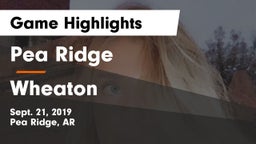 Pea Ridge  vs Wheaton  Game Highlights - Sept. 21, 2019