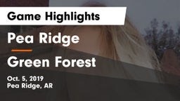 Pea Ridge  vs Green Forest Game Highlights - Oct. 5, 2019