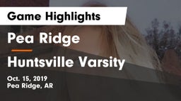 Pea Ridge  vs Huntsville Varsity Game Highlights - Oct. 15, 2019