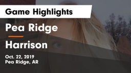 Pea Ridge  vs Harrison  Game Highlights - Oct. 22, 2019