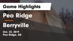 Pea Ridge  vs Berryville Game Highlights - Oct. 22, 2019