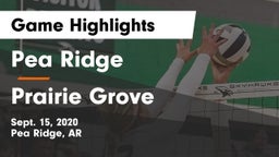 Pea Ridge  vs Prairie Grove  Game Highlights - Sept. 15, 2020